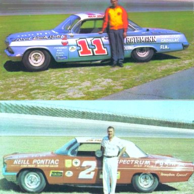 #11 Ned Jarrett & #2 Jim Paschal