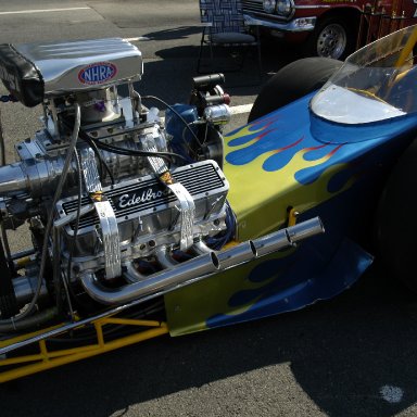 Vintage rail dragster