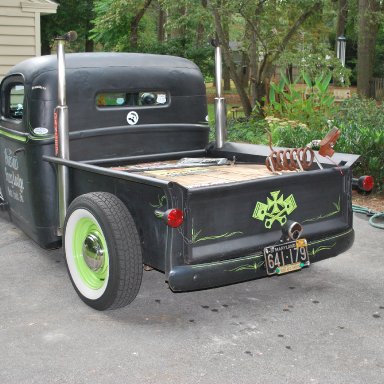 Rear view 47 Oliver Farm Truck