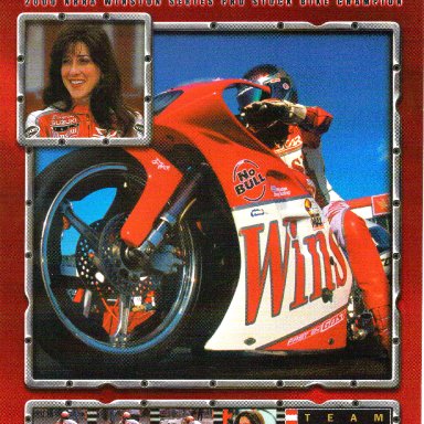 2000 Angelle Savoie Winstion Pro Stock Bike Champion