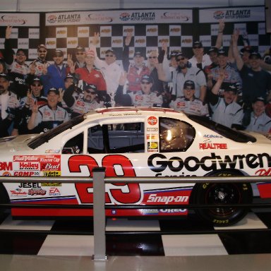 Kevin Harvicks car from 1st win Atlanta in 2001