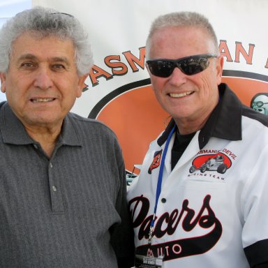 Spider Razon & George Snizek at 2009 March Meet