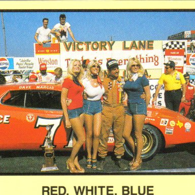 Dave Marcis in Victory Lane at Daytona