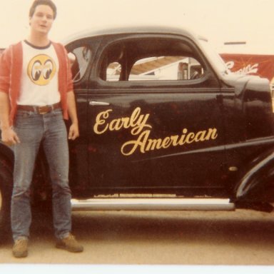 My buddy Carl and his 37 Chevy