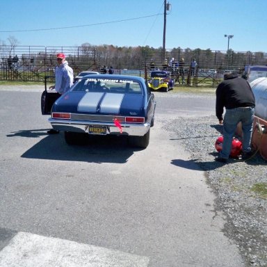 Airing up at Delmar - Easter