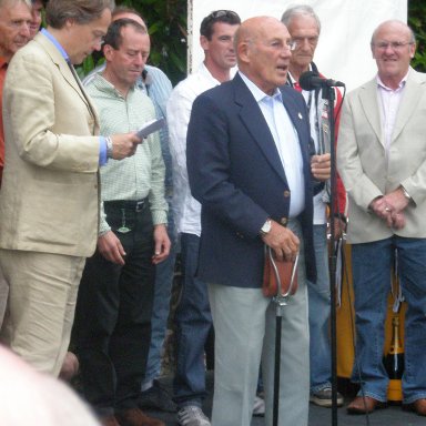 Sir Sterling Moss "loved the US Cacklefest"