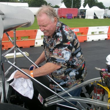 The Unsinkable Kelly Brown 1978 # 1 1979 Indy 50th Winner prepping the OTHG