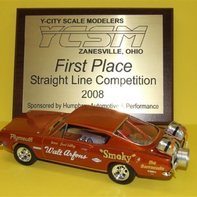 1-25 model of Walt Arfons jet funny car 2008 made by Todd Wingerter