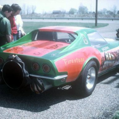 Art Arfons vette jet funny car 1970  42 photo by Todd Wingerter