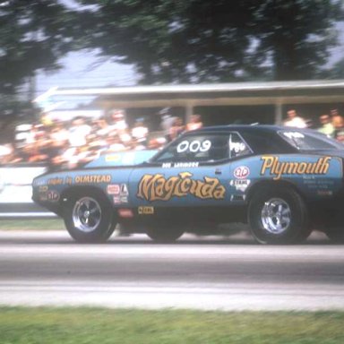 Bob Lanmore pro stk 1972 at dragway 42 photo by Todd Wingerter