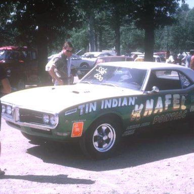 Knafel firebird 1968 dragway 42 in pit photo by Todd Wingerter