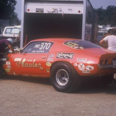 Lou Oleynik Hauler 1973 dragway 42  photo by Todd Wingerter