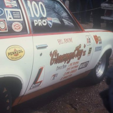 Bill Jenkins at dragway 42 1972 photo by Todd Wingerter