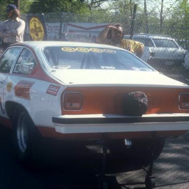 Bill Jenkins looking down staging lane Thompson 1974 photo by Todd Wingerter