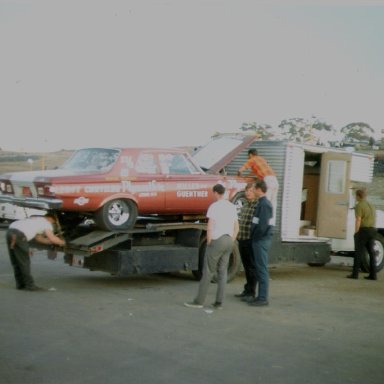 65 car on truck