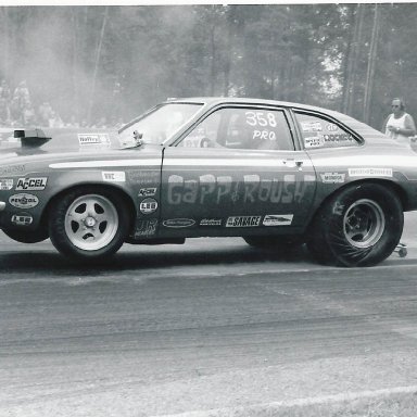 Gapp & Roush whells up at Milan 8-19-74