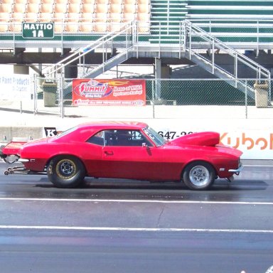 # 134 James McEntire 68 Camaro on  9.17 @146 run