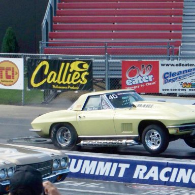 # 1123 Rick Fox 67 Vette coming off