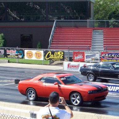 # 1124  Donna Pedersen 08 Challenger vs Vince Rasch 69 Firebird