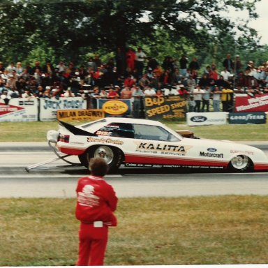 Kalitta funny car 1984 IHRA Northernnts