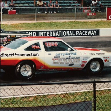 Larry Harrell m-sa Dodge bought from Rossi 1984 B.G. Div.3 wcs