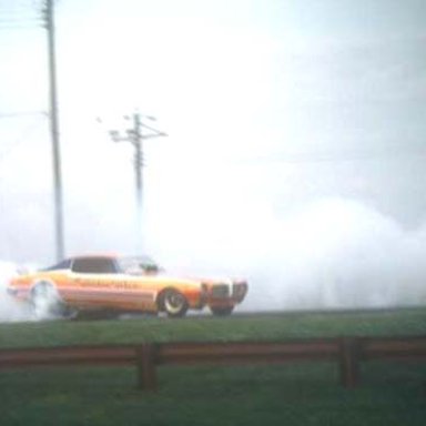Gordon Minero his burnout 1971 At Quaker City  photo by Todd Wingerter