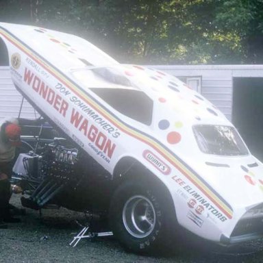 Don Schumacher 1973 dragway 42 pit  photo by Todd Wingerter