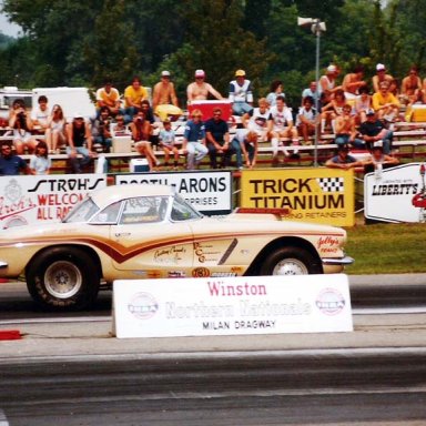 Corvette Modif at 83 IHRA Northern NTS Milan