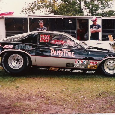 Party Time IHRA Pro stocker 1984 IHRA Northernnts Milan