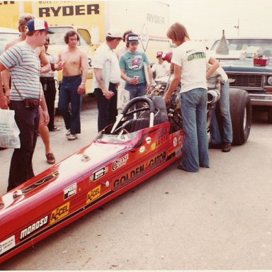 Chase Knight AA-dta dragster 1975 Gators