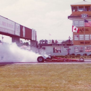 Top Fuel Burnout 1974 Indy# 26