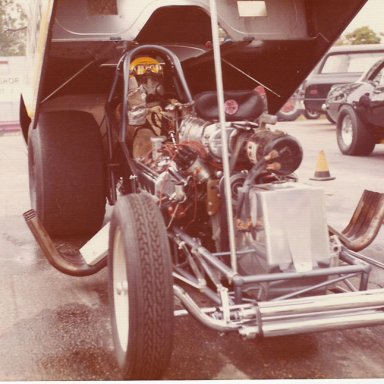 Radici & Wise Funny car inside look 1973 Milan div3 wcs