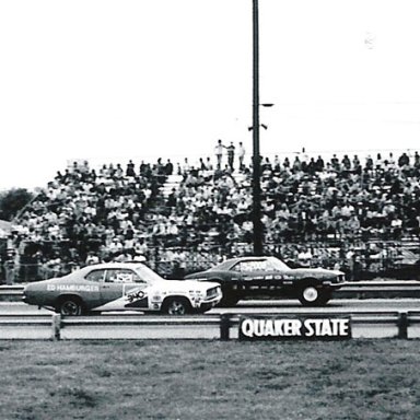 Bobby Warren SS-Ia vs ED HambergerSS-Ia Class run 1974 Springnts