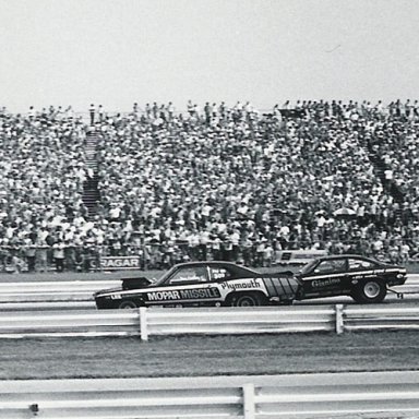1973 INDY Don Carlton 9.23 over Sam Gianino 9.33