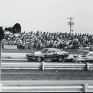 1973 INDY Scott Shafirott  9.37 over Dyno Don Nicholson  9.47