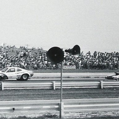 1973 INDY Wally Booth 9.43 over Melvin Yow 9.10