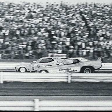 1973 INDY Semi-finals Don Prudhumme 6.52 over Leroy Goldstein 6.52