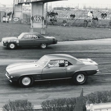 1975 INDY div 3 wcs TK 3300 Ss-ha 69 Camaro vs SS-I 3060 Dart