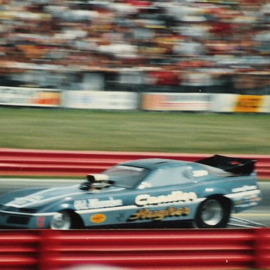 1983 INDY Mark Osward in Candies & Hughes car ran the then fastest mph 257 @ 5.88