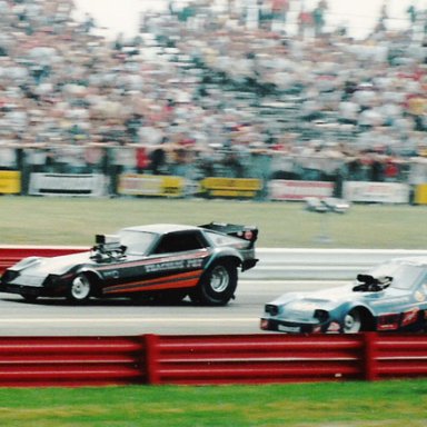 1983 INDY Raymond Beadle vs Gary Densham 83 Omni