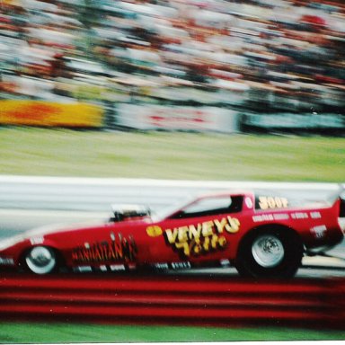1983 INDY Vennys Vette at Speed