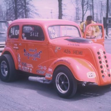 Don Spangler B-A Anglia 1971 Dragway 42  photo by Todd Wingertere