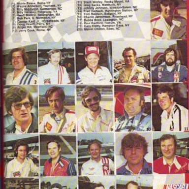 Sportsman- Modified Drivers-1970's