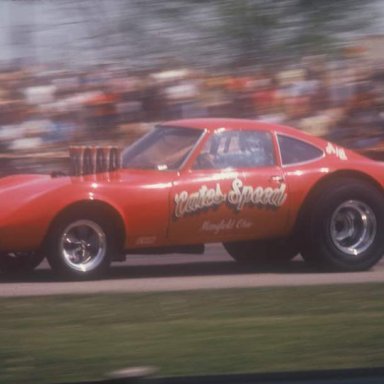 Virgil Cates 1972 Dragway 42 at Speed   photo by Todd Wingerter