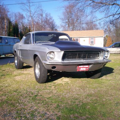 1968 mustang a/fx