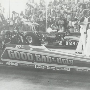 "Good, Bad, & Ugly" Top Fuel dragster at Bonneville Raceway