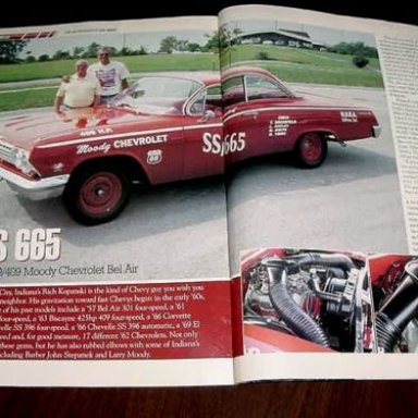 62 409-Moody Chevrolet  SS/S NHRA #665