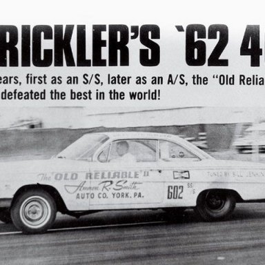Strickler's '62 409 Defeated the Best in the World