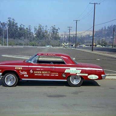 Tom Strunk's 62 Impala 409-Guaranty Chevrolet-prepared by Hayden Proffitt