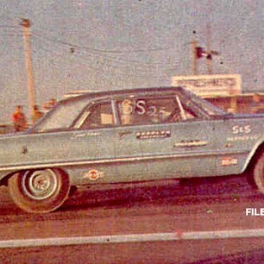 Z11 Frank Sanders driver of the Rudolph Chevrolet 1963 Impala-Photo by Joel Naprstek